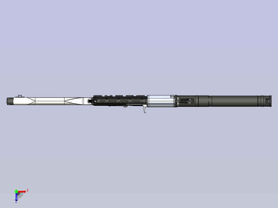 VSS Vintorez Reference Model俯视图