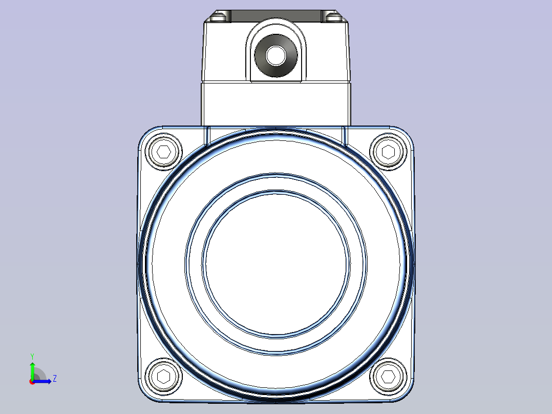 精研YR阻尼电机 40yr01-18左视图