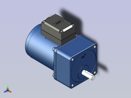 精研YR阻尼电机 40yr01-18正等轴测缩略图