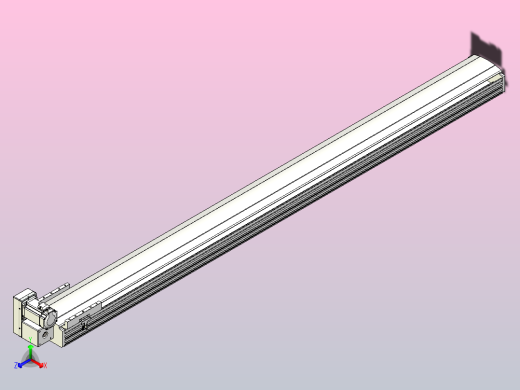 皮带直线轴半封闭可选导轨TPA-HNB-202D-140-L2250-LU-Y-P75-N3
