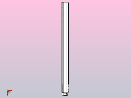 皮带直线轴半封闭可选导轨TPA-HNB-202D-140-L2250-LU-Y-P75-N3俯视缩略图