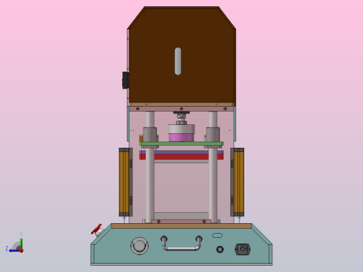A18 气动压合机带压力传感器右视缩略图