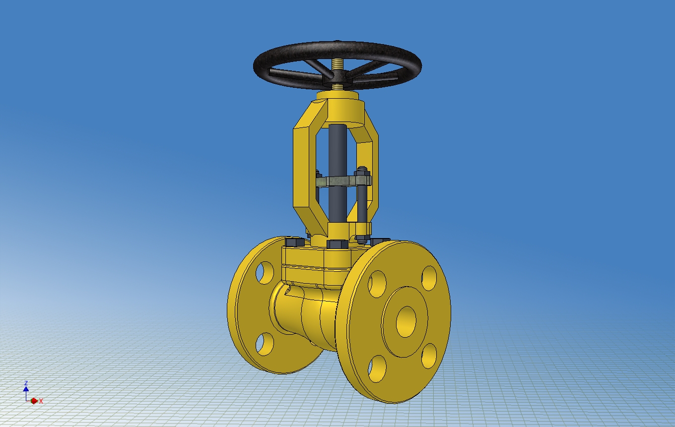 ASME B16.10闸阀法兰端-150级3-4英寸R.F