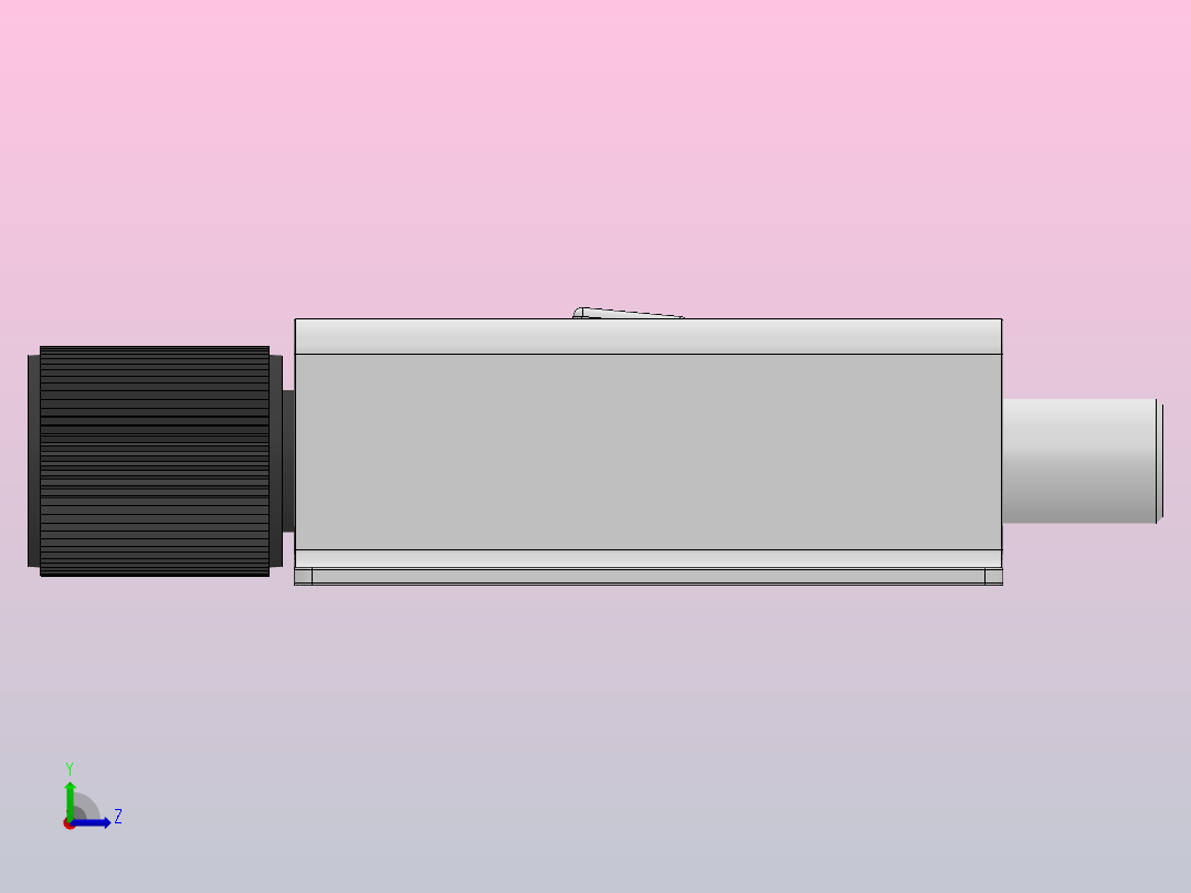 DK611[DK611]插销锁左视图