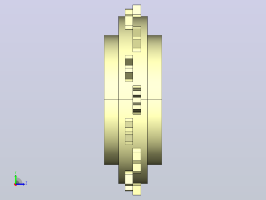 JS YS300-5-16T-R30-C1机加工主动轮左视缩略图