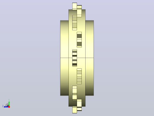 JS YS300-5-16T-R30-C1机加工主动轮右视缩略图