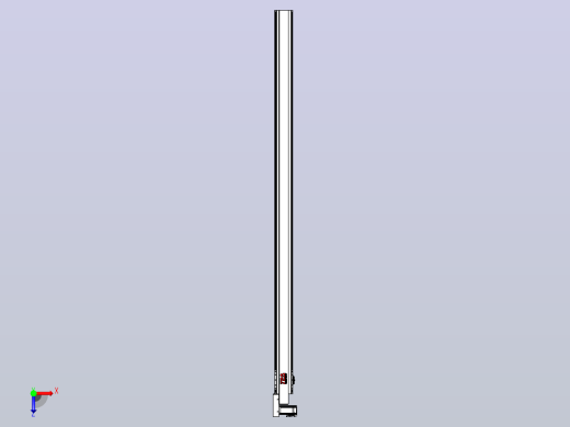 皮带直线轴半封闭可选导轨TPA-HNB-120D-110-L2300-ML-C-P40-N3俯视缩略图