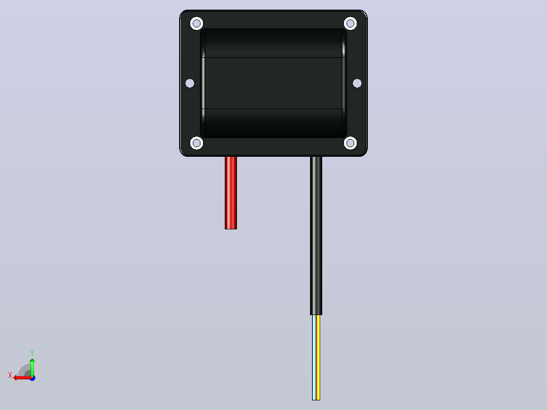 点火变压器后视图