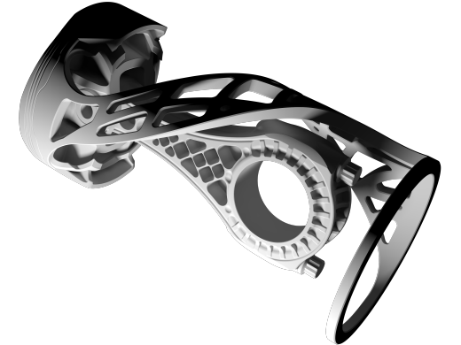 检查支架上的活塞、活塞销和连杆缩略图