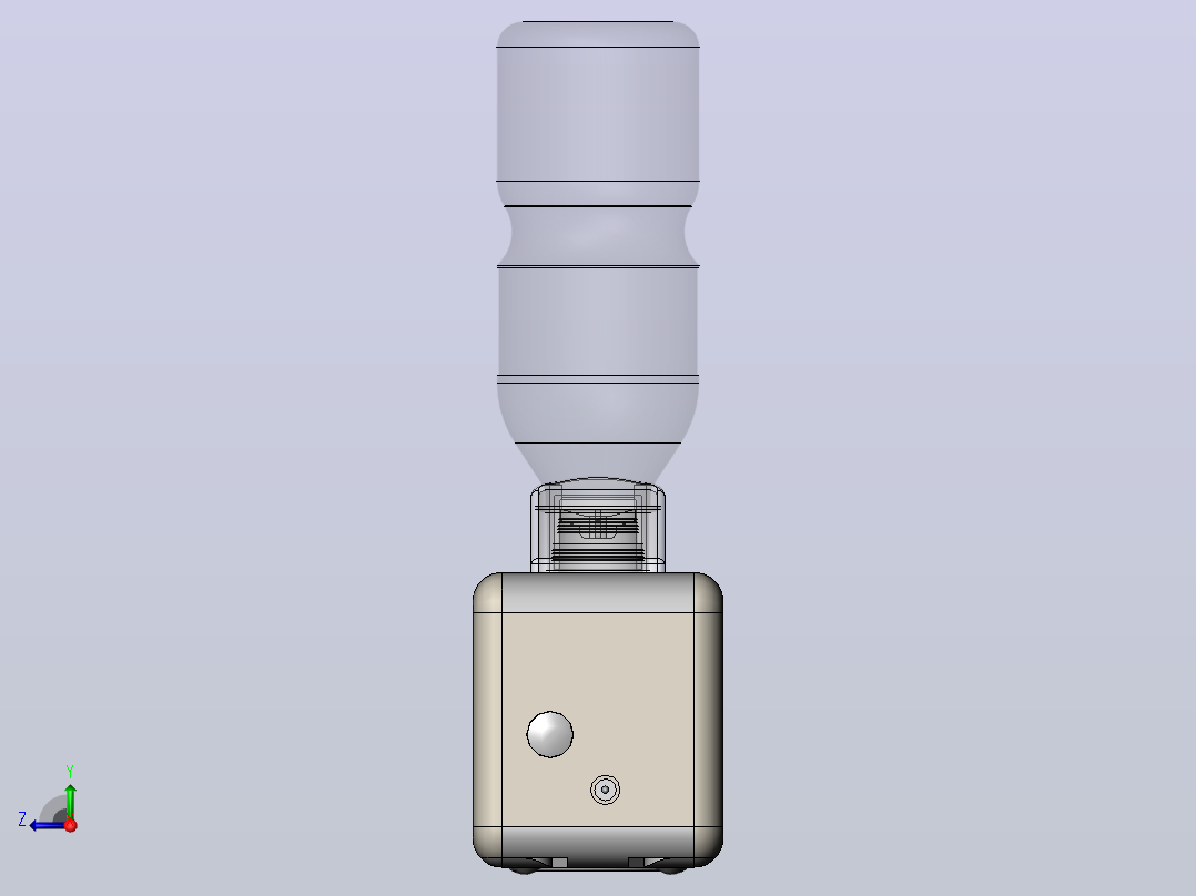 空气加湿器右视图