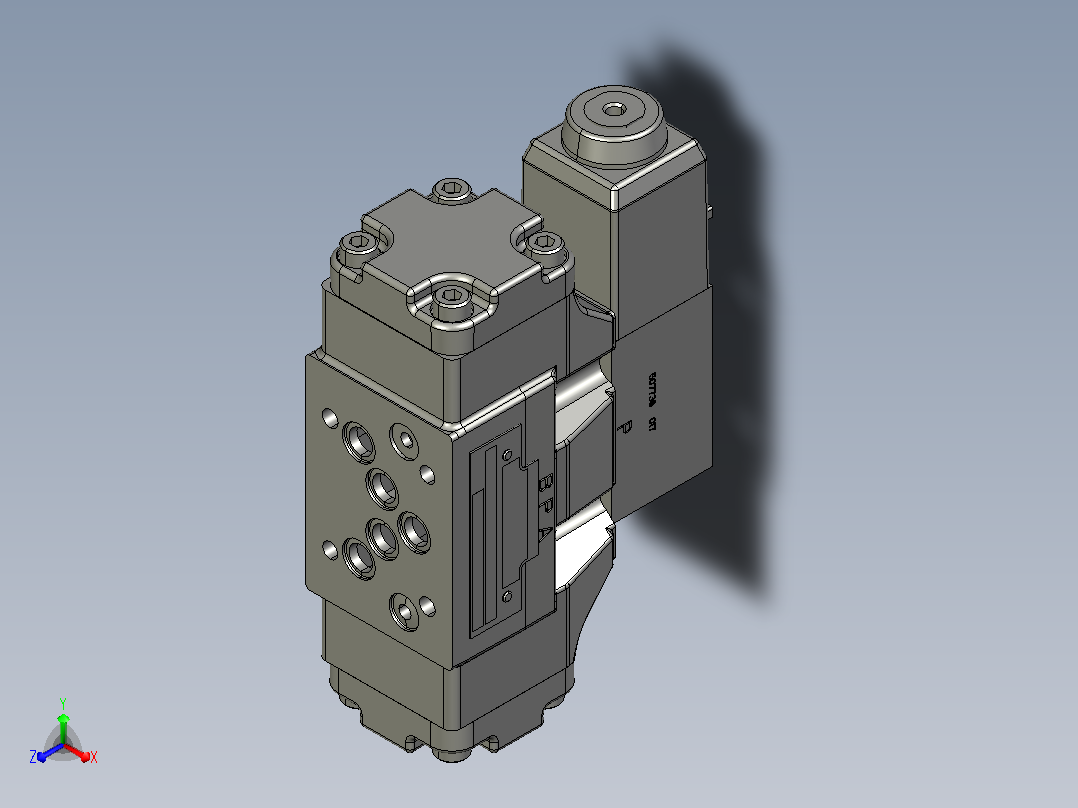 伊顿液压元件DG5V-5-A-M-U-10-DC-ROCK主视图
