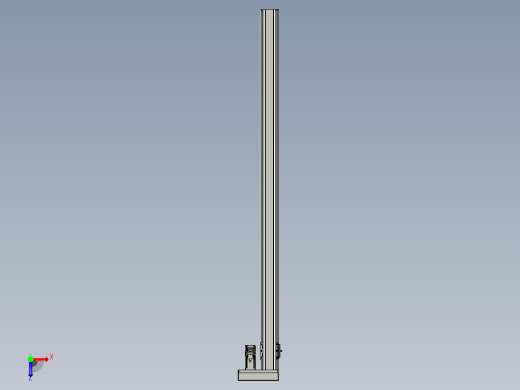 日规模组半封闭丝杆TPA-HNR-65S-1610C-L1200-ML-Y-P10-N3俯视缩略图