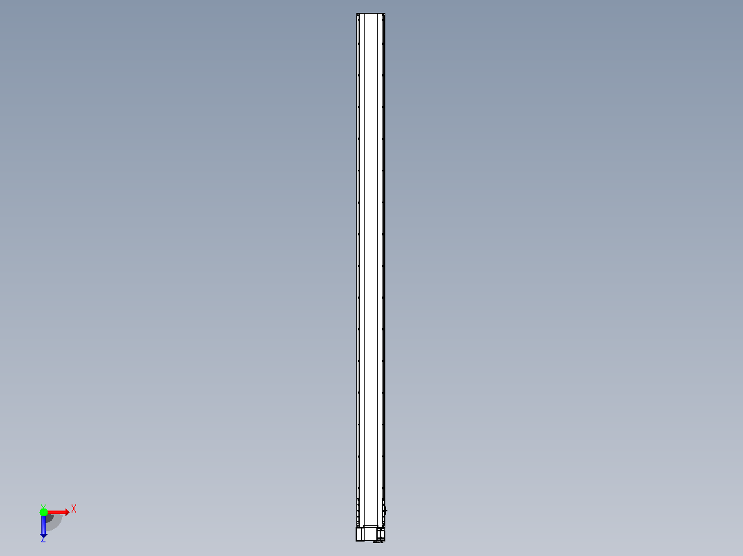 皮带直线轴半封闭可选导轨TPA-HNB-175D-140-L2950-LP-C-P75-N3俯视图