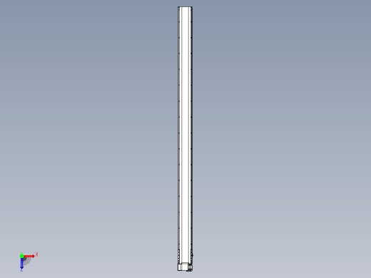 皮带直线轴半封闭可选导轨TPA-HNB-175D-140-L2950-LP-C-P75-N3俯视缩略图