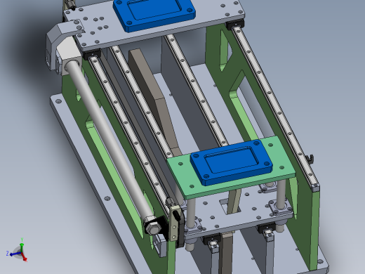 双工位交互供料机构（sw20可编辑+工程图）