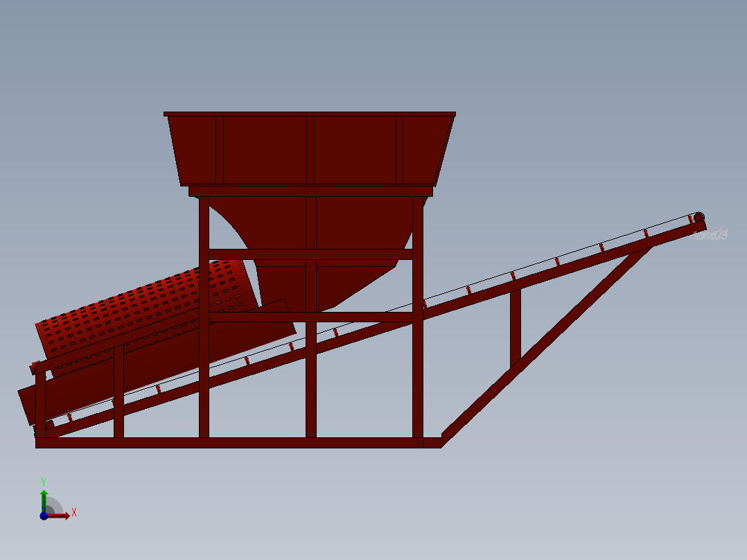 振动筛选机SW2015前视图