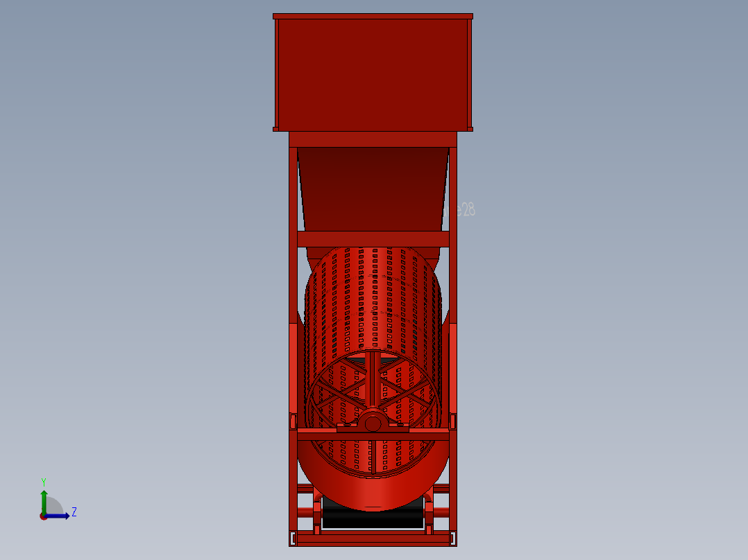 振动筛选机SW2015左视图