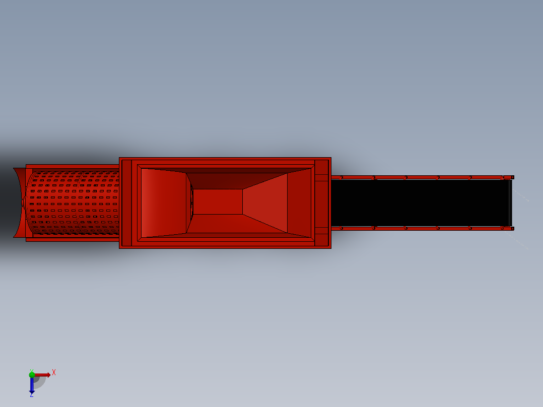 振动筛选机SW2015俯视图