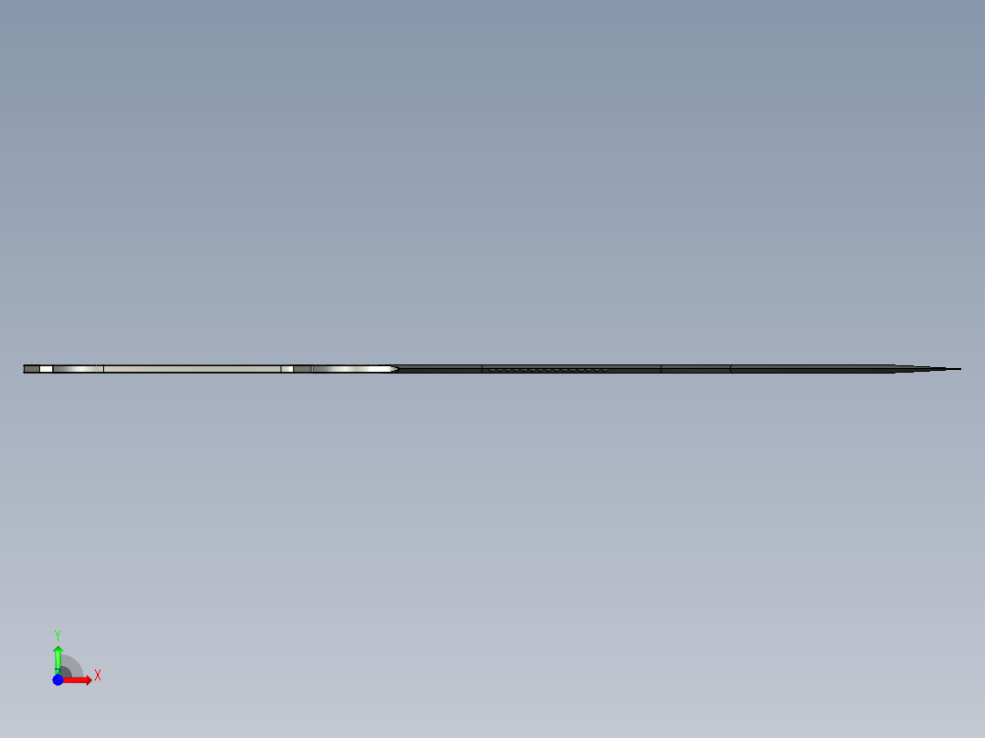 狼牙忍者刀前视图