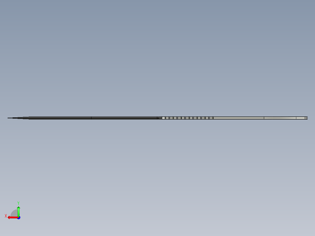 狼牙忍者刀后视图