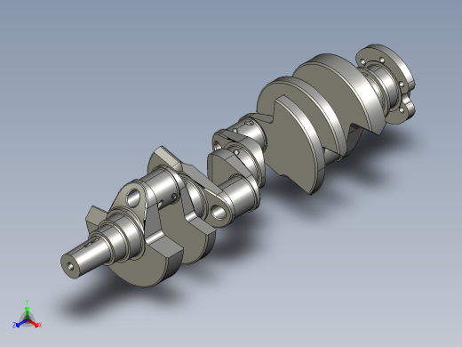 雪佛兰汽车的机轴设计图纸