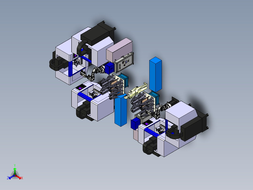 汽车拨叉上下料