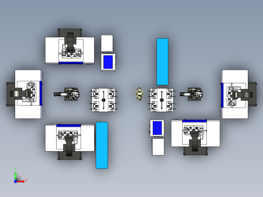 汽车拨叉上下料前视缩略图