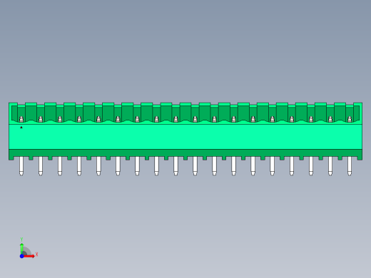 DEGSON 2EDG 系列 5.0mm 可插拔接线端子组-2EDGLC-5.0-18P-14-00AH前视缩略图