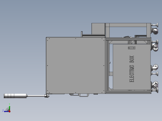继电器自动检测包装机3D模型右视缩略图