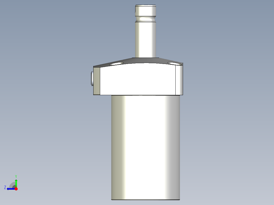 KOSMEKWHE1000-2GR-F多系列多零件图纸模型多系列多零件图纸模型右视图