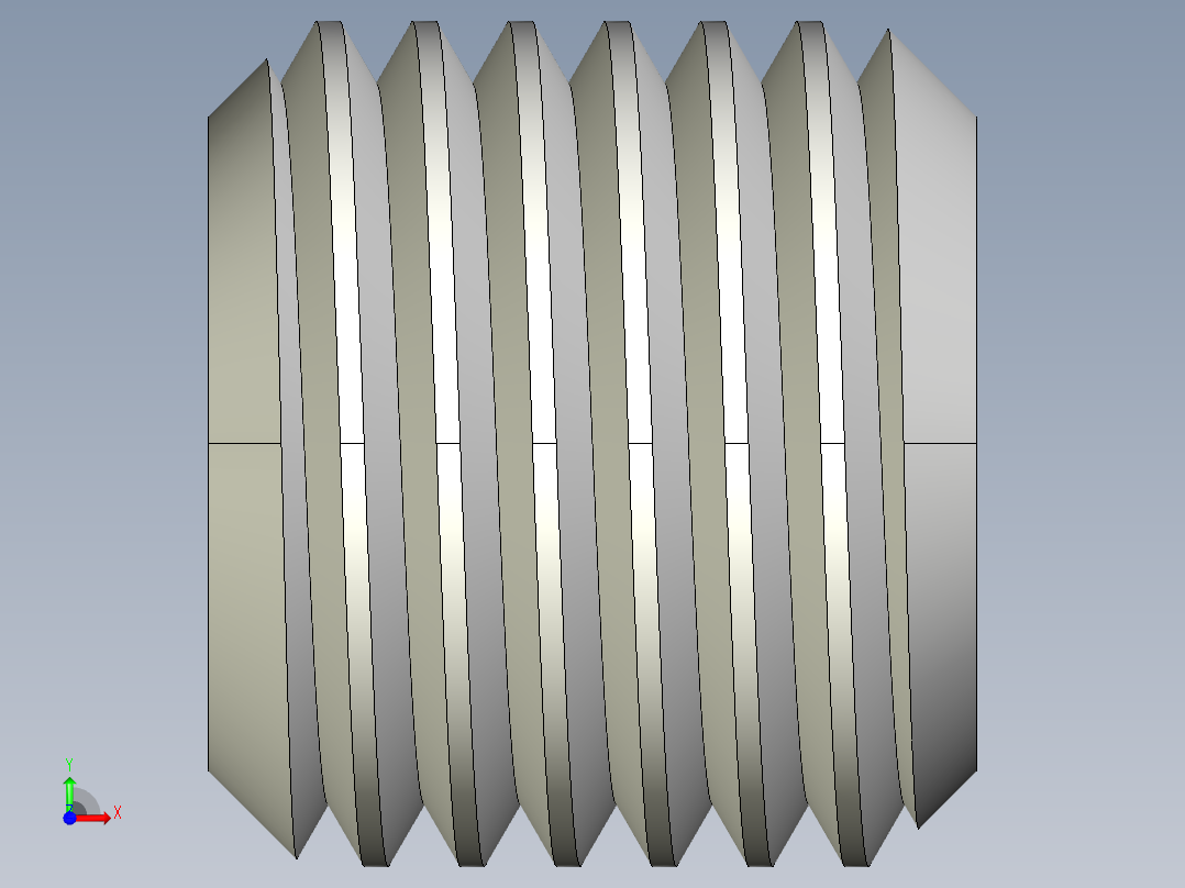 DIN 913-ISO 4026 固定螺钉-M22 L=20.STEP前视图