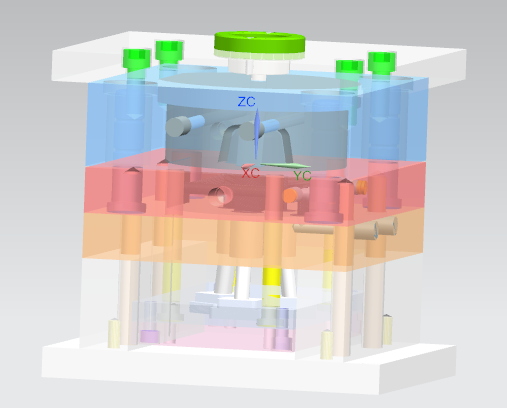 扣锁式圆盖注塑模（斜顶机构）50