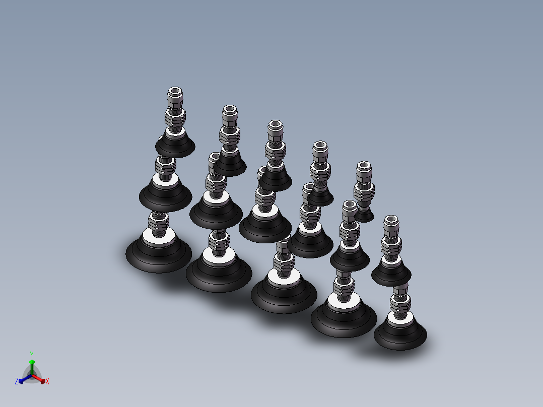 25UG10.0自动包装封口机构正等轴测图