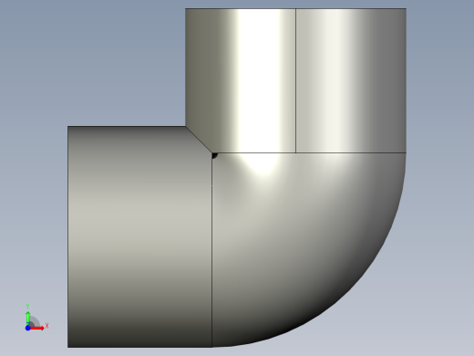 船舶管路系统SeaCor_90Elbow_SxS_37J106015_1.5in前视缩略图