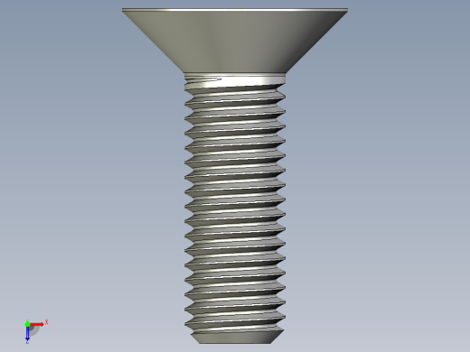 内六角螺栓-M12 Set_CSK Allen Bolt俯视缩略图