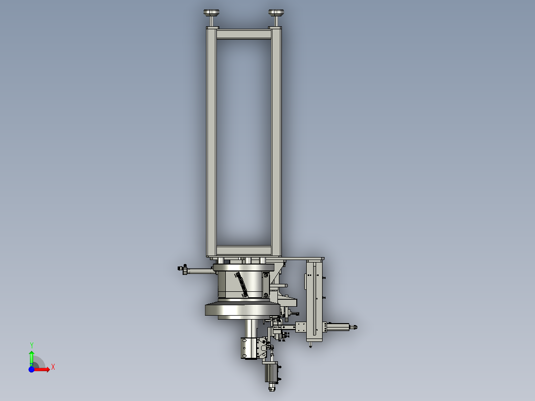 异形方产品振动盘上料（26-37）前视图