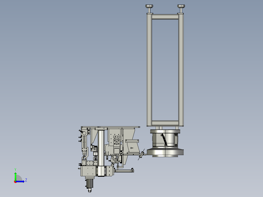 异形方产品振动盘上料（26-37）左视图