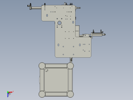 异形方产品振动盘上料（26-37）俯视缩略图