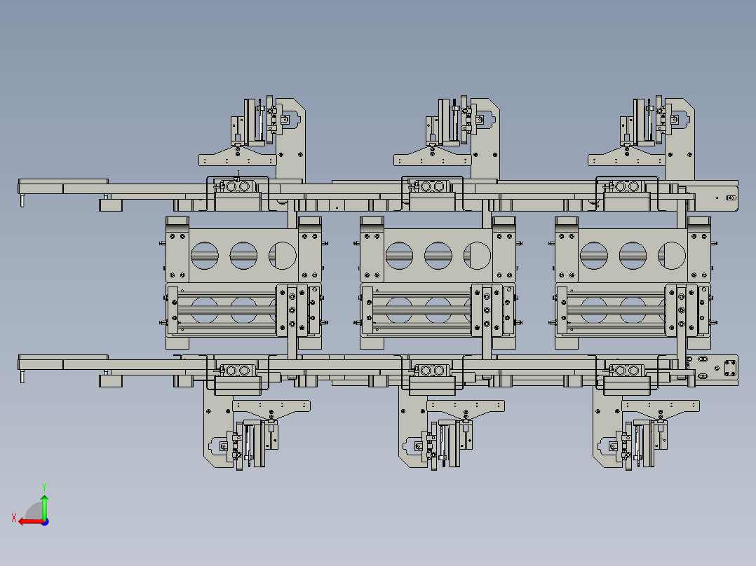 快充大头测试设备后视图
