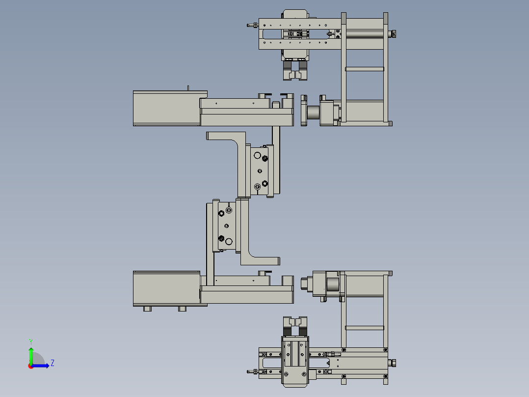 快充大头测试设备左视图