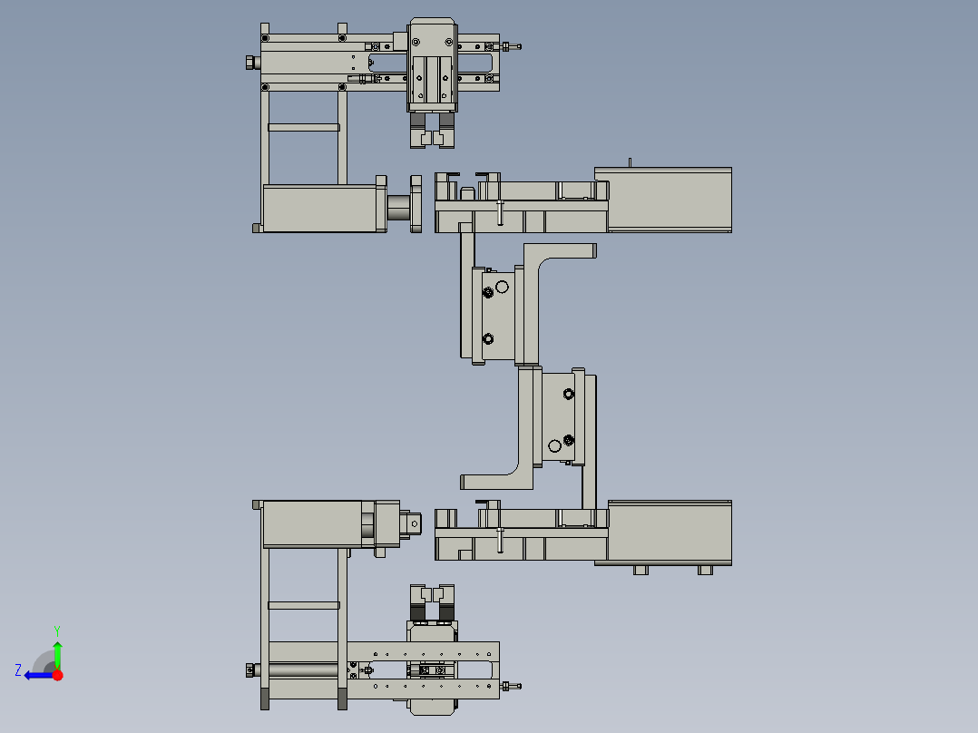 快充大头测试设备右视图