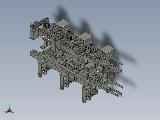 快充大头测试设备正等轴测缩略图