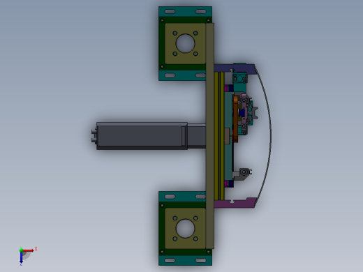 搬运机构俯视缩略图