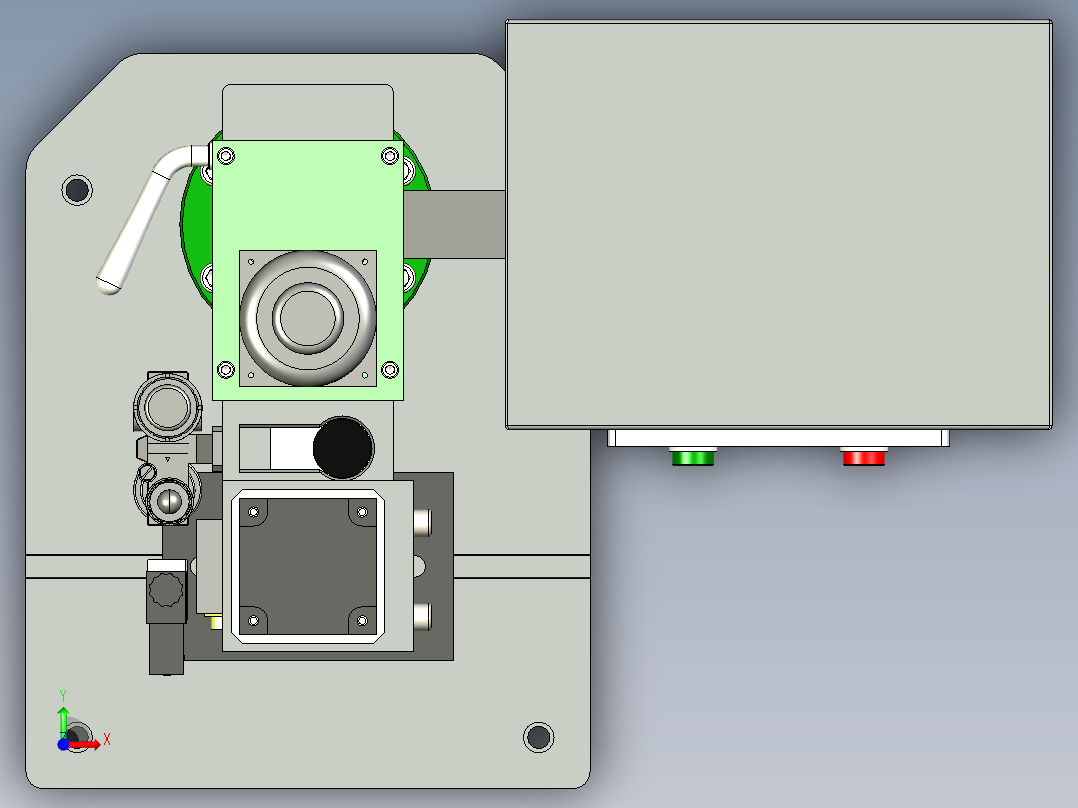 伺服拧紧机三维前视图