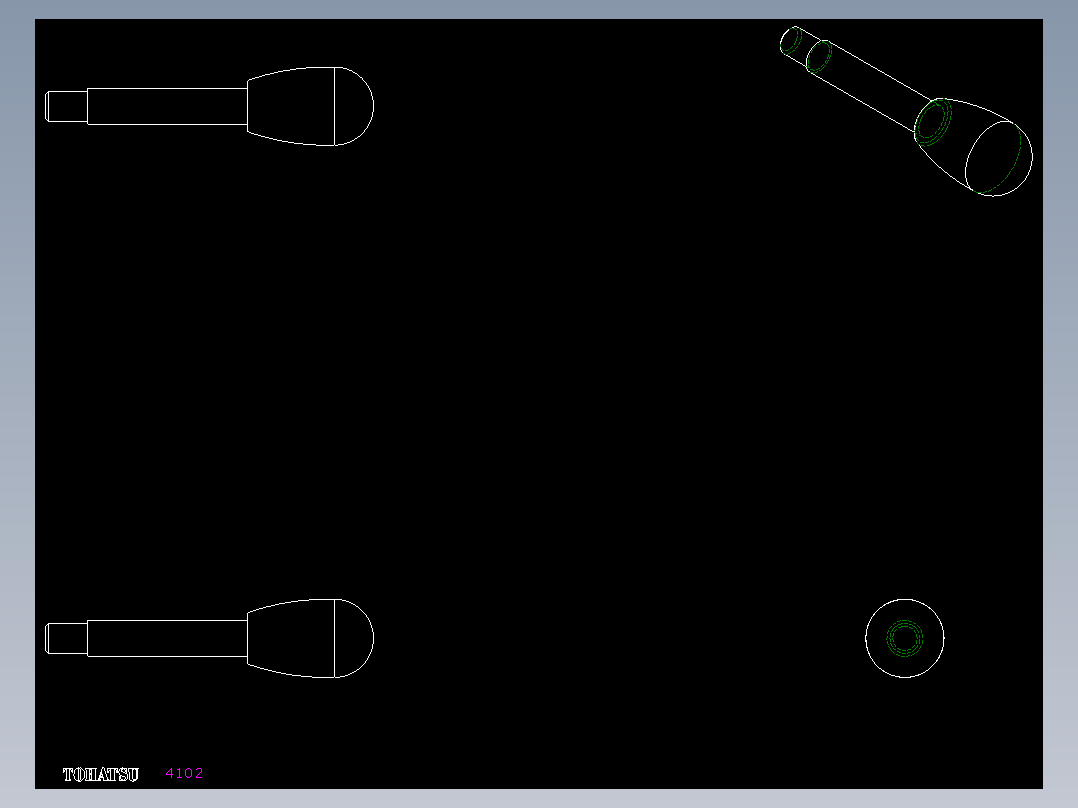 把手BL.368-2D多系列多零件图纸模型