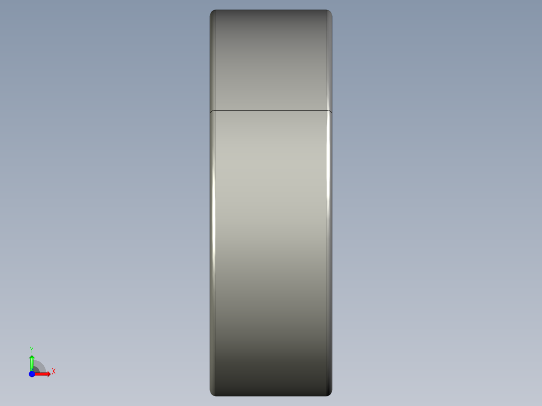 深沟球轴承607前视图