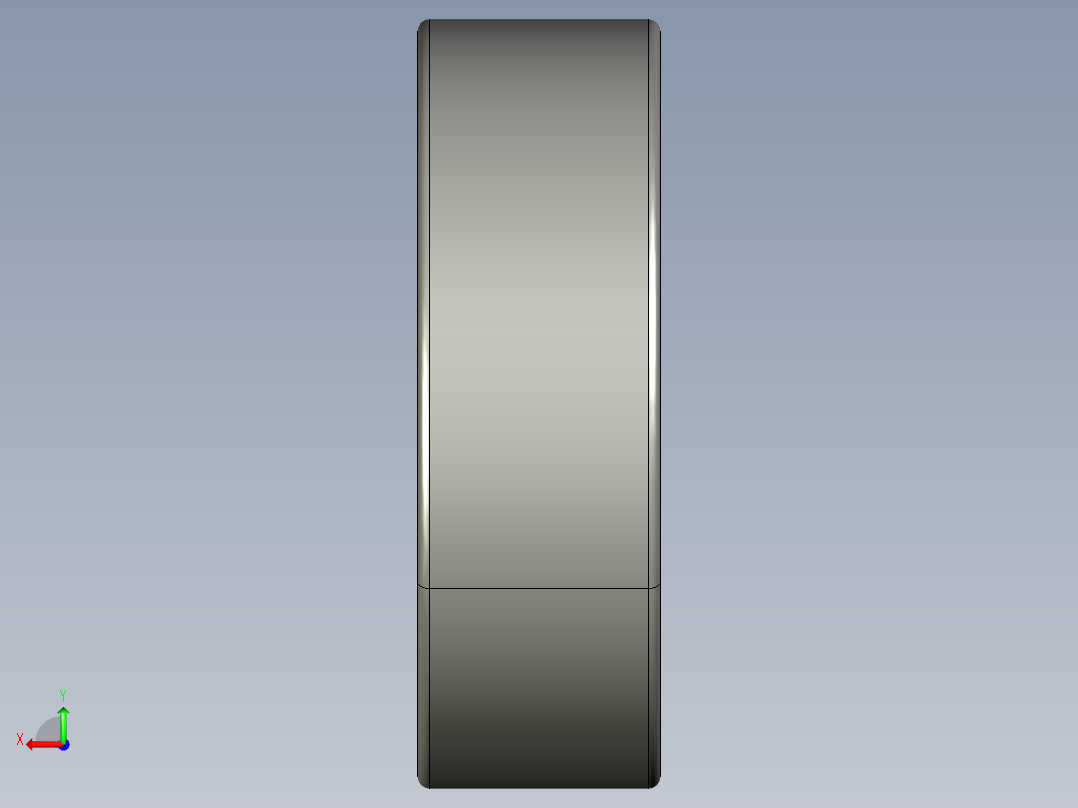 深沟球轴承607后视图