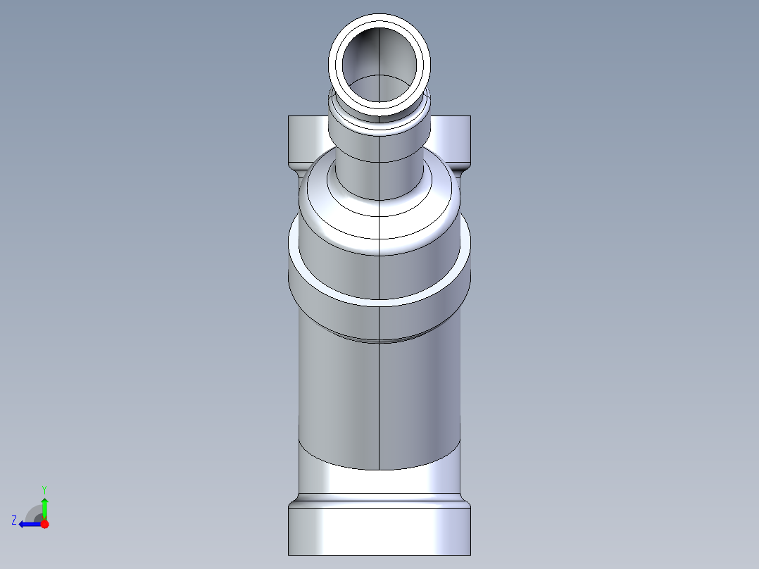 船舶管路系统S12_SeaDrainPLUS_DoubleComboReducingWye-SxSxSxS_37E268231_3x1-1-2in Sea Drain Plus - Double Combo Reducing Wye - SxSxSxS右视图