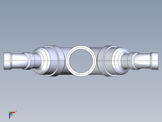 船舶管路系统S12_SeaDrainPLUS_DoubleComboReducingWye-SxSxSxS_37E268231_3x1-1-2in Sea Drain Plus - Double Combo Reducing Wye - SxSxSxS俯视缩略图