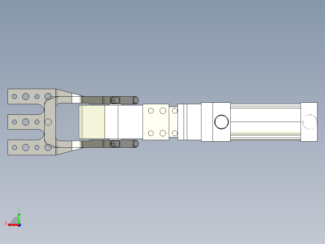 德克斯TUNKERS气缸数模K2 63 AS A10_A11_A12后视图